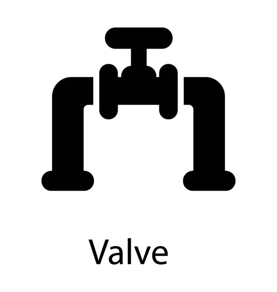 Válvulas Tubería Utiliza Para Servicio Gas Petróleo Crudo — Vector de stock