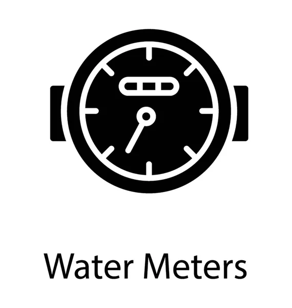 Medidor Para Medir Presión Velocidad — Archivo Imágenes Vectoriales