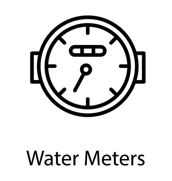 Medidor Para Medir Presión Velocidad — Archivo Imágenes Vectoriales