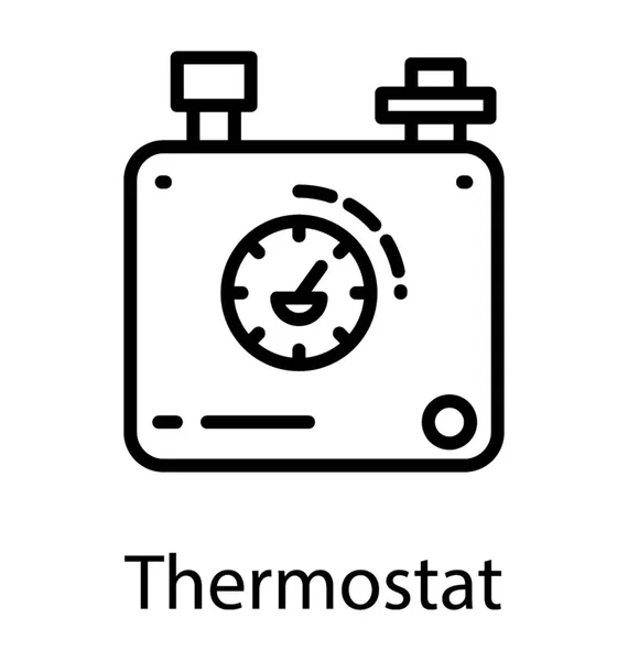 Thermostats Regulating Temperature — Stock Vector