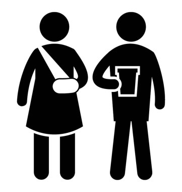 Bir gönüllü hasta yardım devre dışı bırakmak yapıyor 