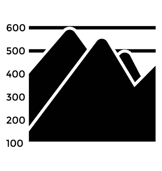 图象图中的山像结构概念化山图 — 图库矢量图片