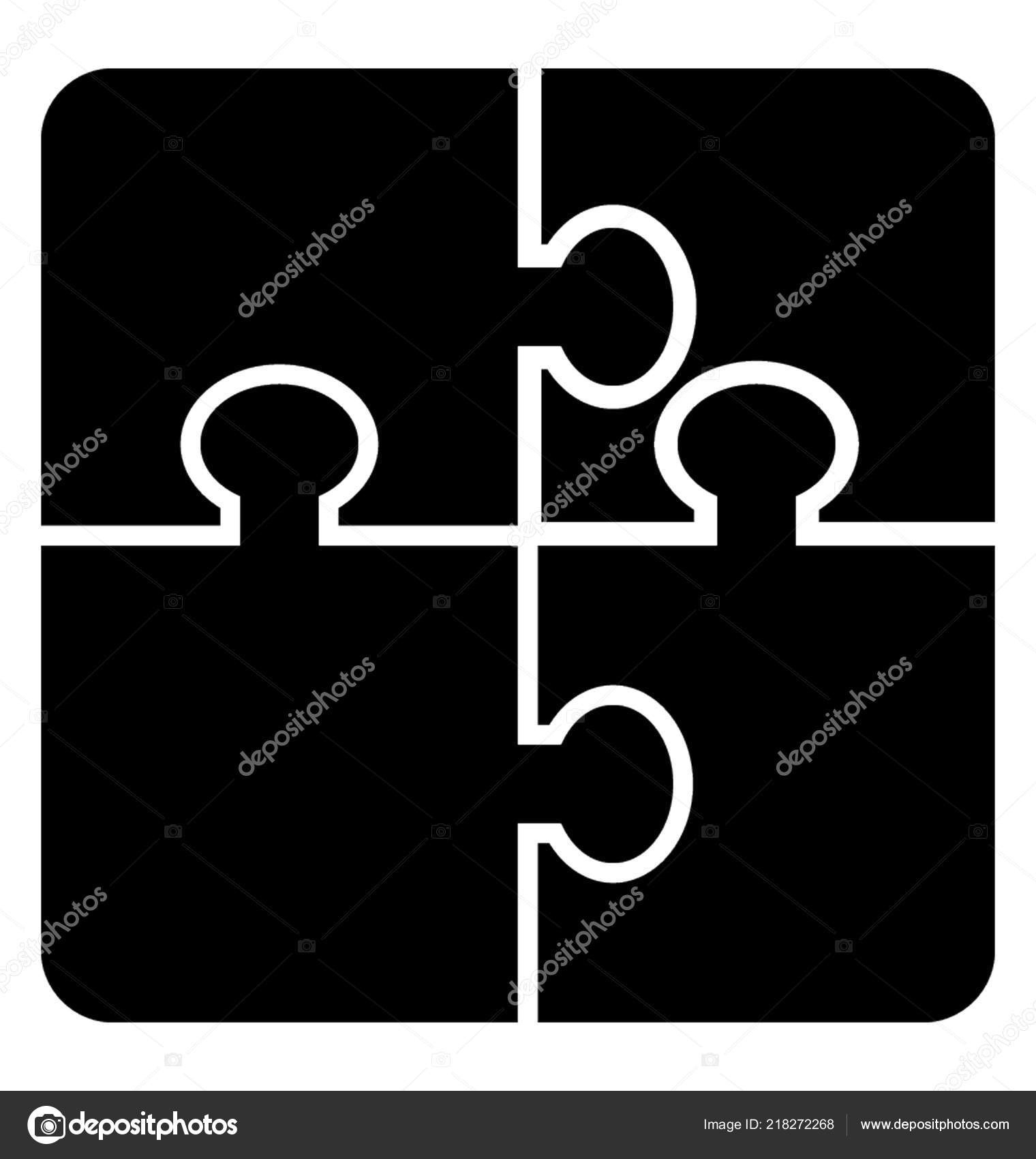 Chart Puzzle Portions Called Jigsaw Chart Stock Vector Image by