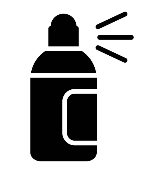 Bottiglia Spray Neve Festa Compleanno — Vettoriale Stock