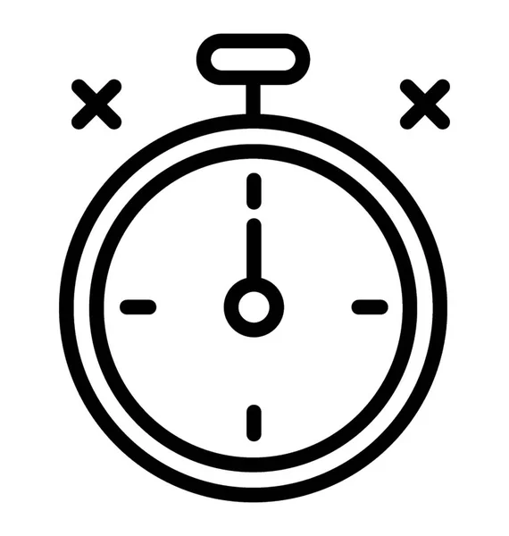Countdown Stopwatch Icon Design — Stock Vector