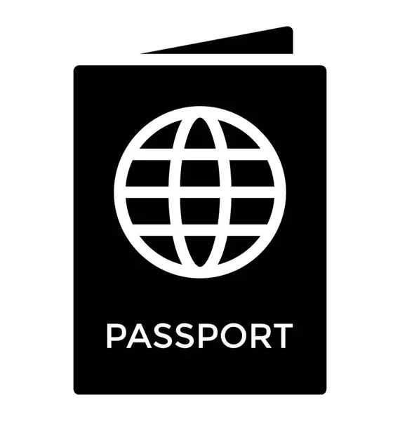 Passeport Pour Voyager Étranger — Image vectorielle