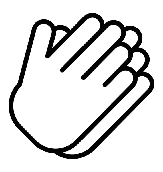 Handschuhe Zum Schutz Der Hände Beim Boxen — Stockvektor