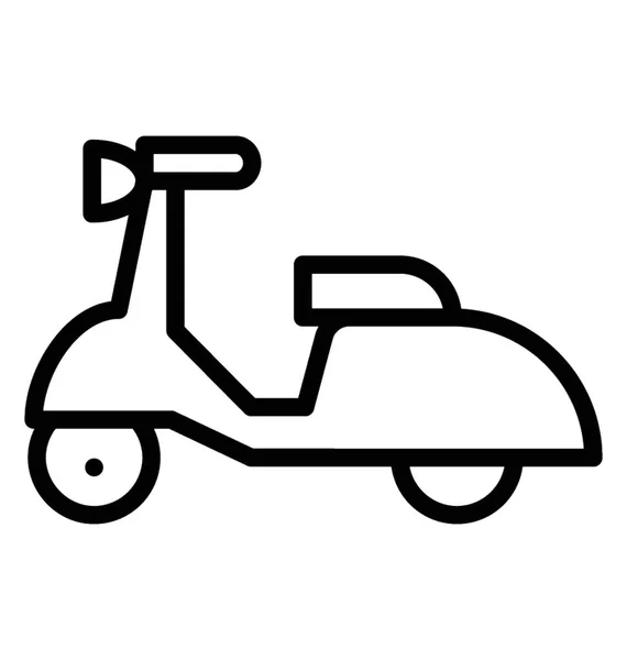 Scooter Para Paseos Locales — Vector de stock