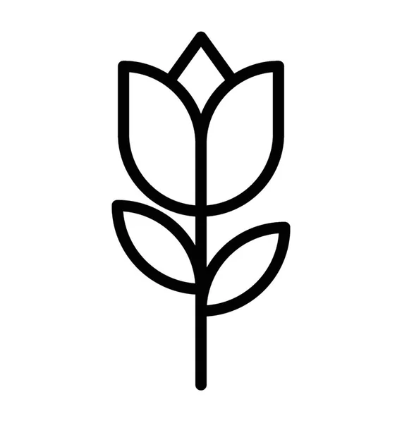 Una Flor Loto Símbolo Budismo Tailandia — Archivo Imágenes Vectoriales