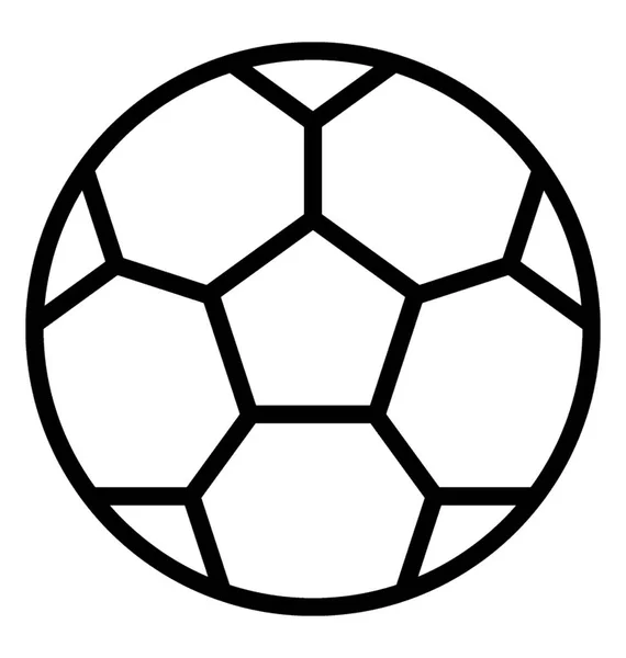 Bir Futbol Veya Bir Futbol Oynamak Için — Stok Vektör