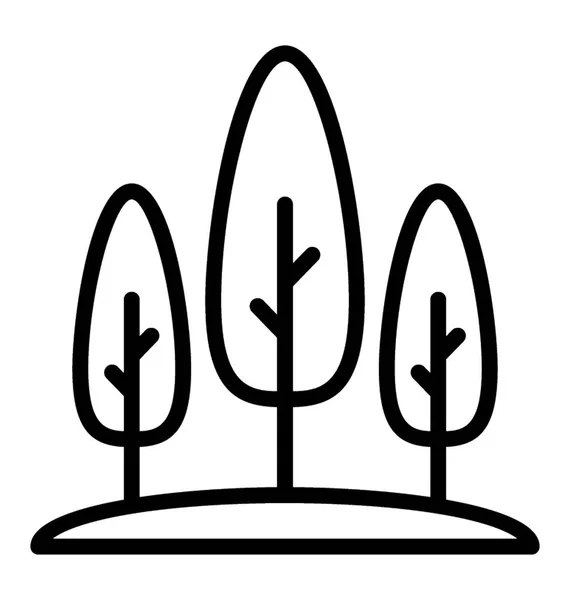 フォレストのコンセプトを示す密林のキュー — ストックベクタ