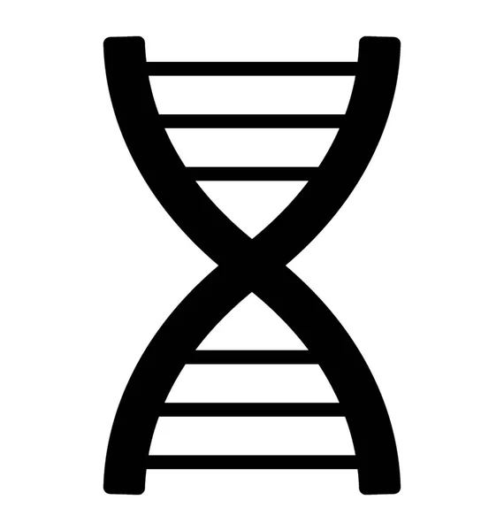 Cellule Génétique Comme Fil Zig Zag Connu Sous Nom Dna — Image vectorielle