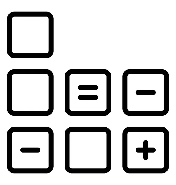 Mathematisches Symbol Für Laborberechnungen — Stockvektor