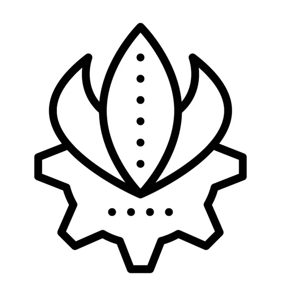 Lotus Plante Poussent Souvent Sous Eau — Image vectorielle