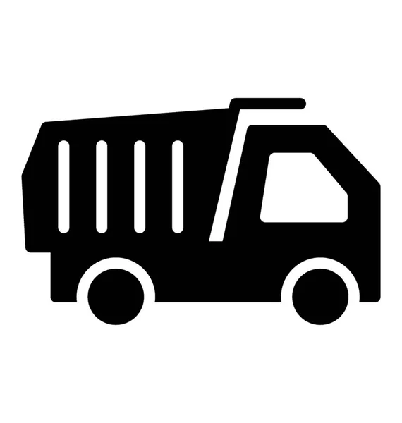 Важка Вантажівка Будівництва Спускна Вантажівка — стоковий вектор