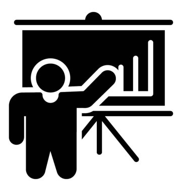 Arka plan iş grafik ile iş analisti 