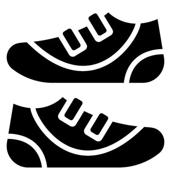 Zapatillas Zapatillas Deporte Diseño Icono — Vector de stock