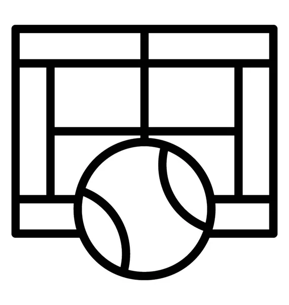 Blick Von Oben Auf Spielplatz Mit Ball — Stockvektor