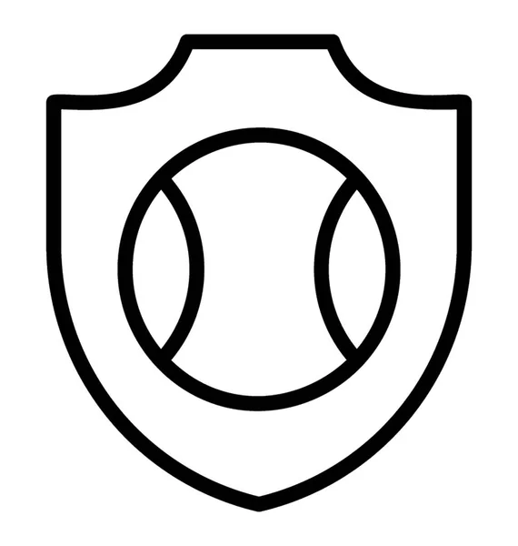 Sportabzeichen Symbol Auf Weißem Hintergrund — Stockvektor