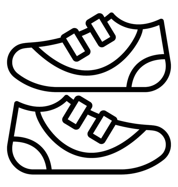 Zapatillas Zapatillas Deporte Diseño Icono — Vector de stock