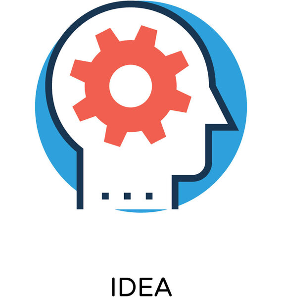 Цветная икона идеи
