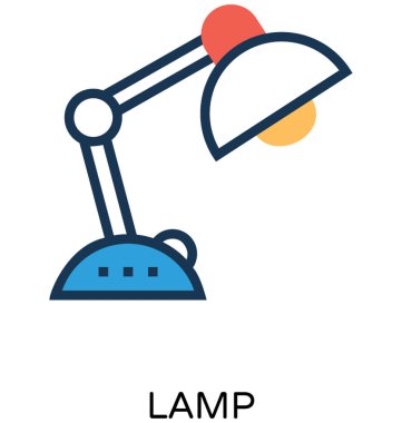 Lamba renkli vektör simgesi