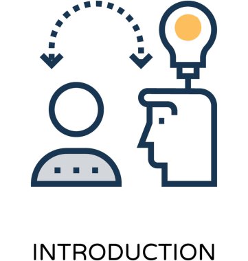 Giriş renkli vektör simgesi