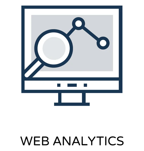 网页分析彩色矢量图标 — 图库矢量图片