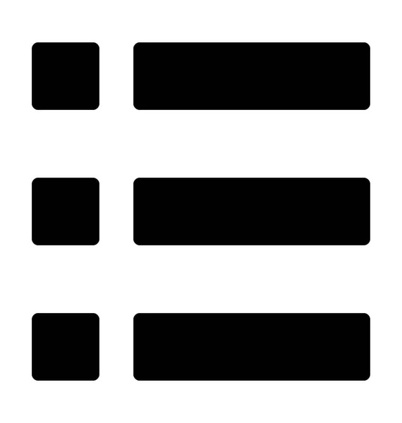 Todo Lijst Glyph Vector Icon — Stockvector