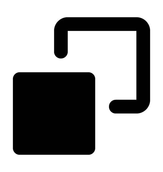 Title Glyph Vector Icon — Stock Vector