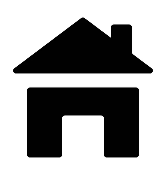 Home Glyphen Vektorsymbol — Stockvektor