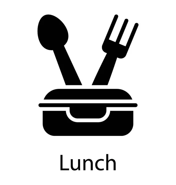 勺子和叉子不锈钢餐具 — 图库矢量图片