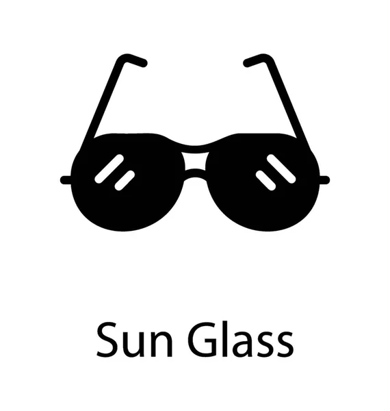 Par Perfeito Óculos Sol Verão Quente — Vetor de Stock