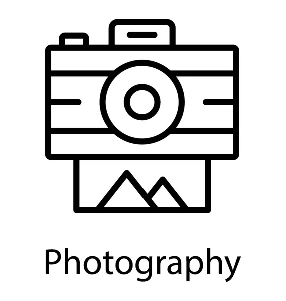 Câmera Digital Para Tirar Fotografias — Vetor de Stock
