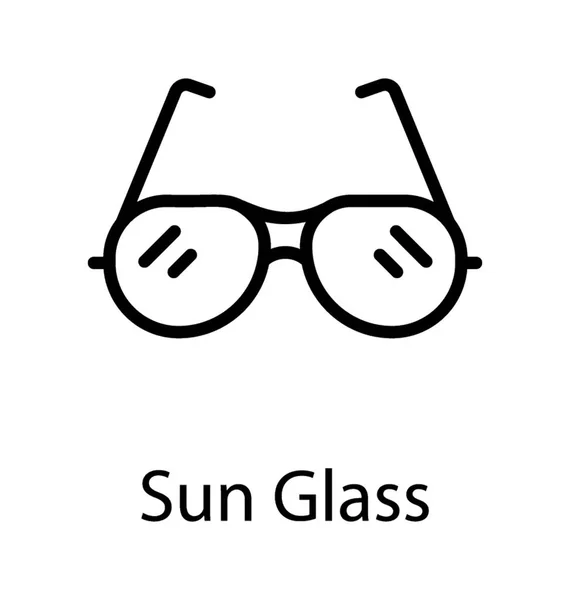 Par Perfecto Gafas Sol Verano Caliente — Vector de stock