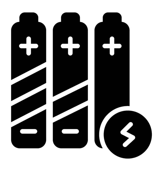 Otomobil Şarj Edilebilir Bir Batarya — Stok Vektör