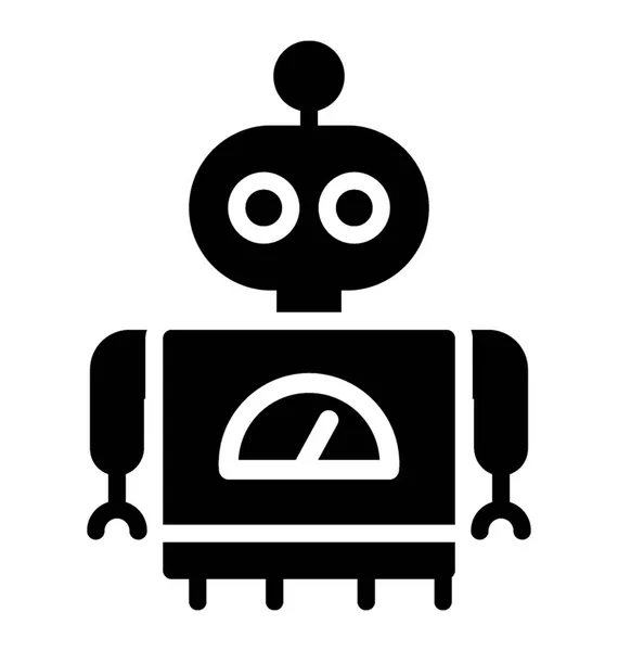バイオニック人間や人工知能と呼ばれるロボット — ストックベクタ