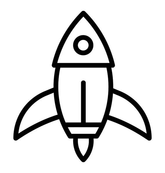 Misil Que Representa Lanzamiento Cohetes — Archivo Imágenes Vectoriales