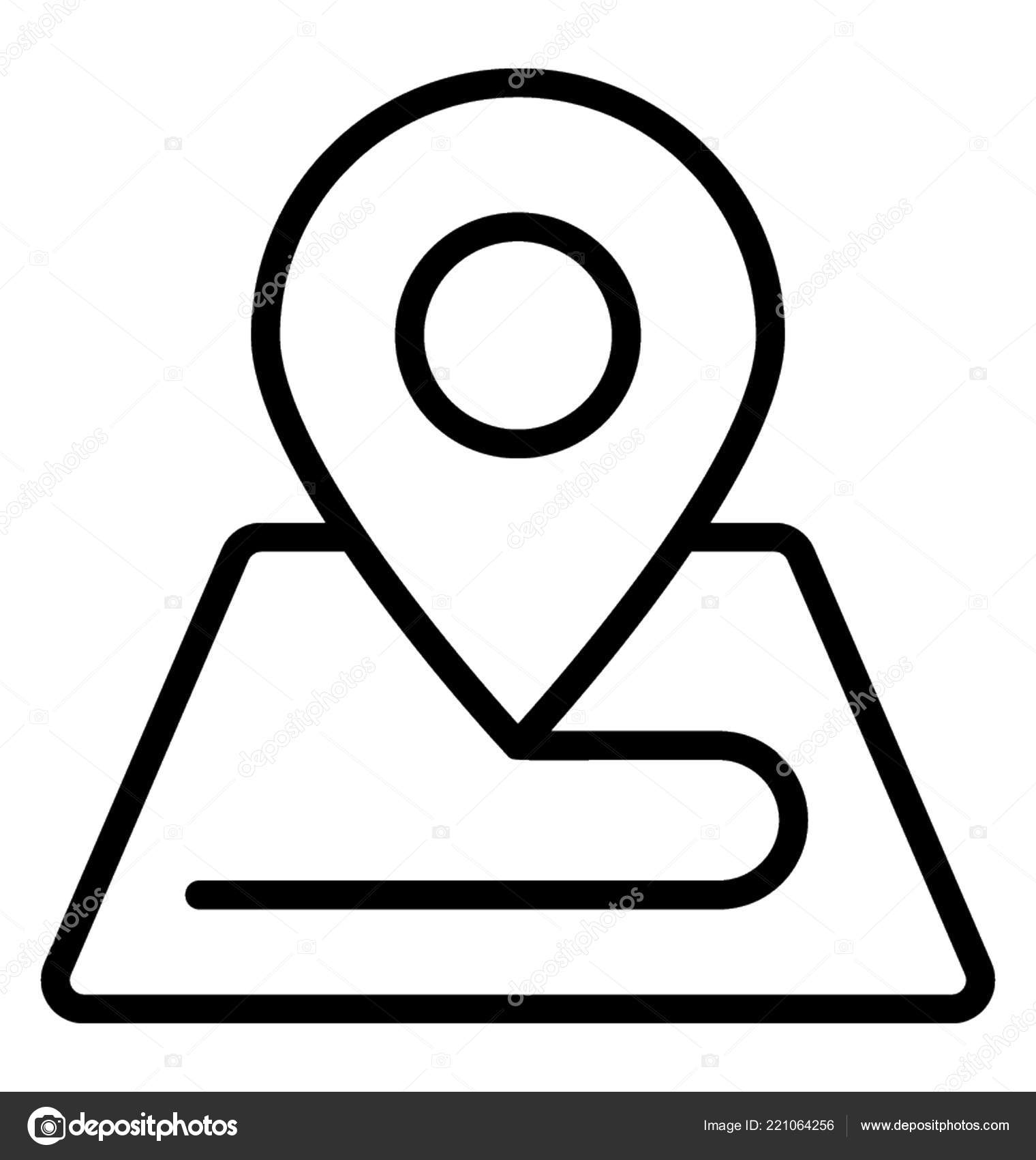 Map Location Pointer Stock Vector by ©prosymbols 221064256
