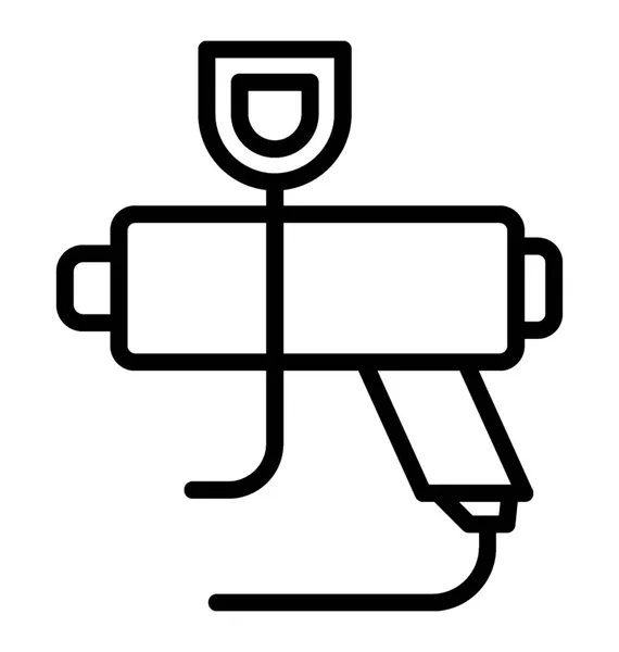 Surveillance Security Camera Pictogram — Stockvector