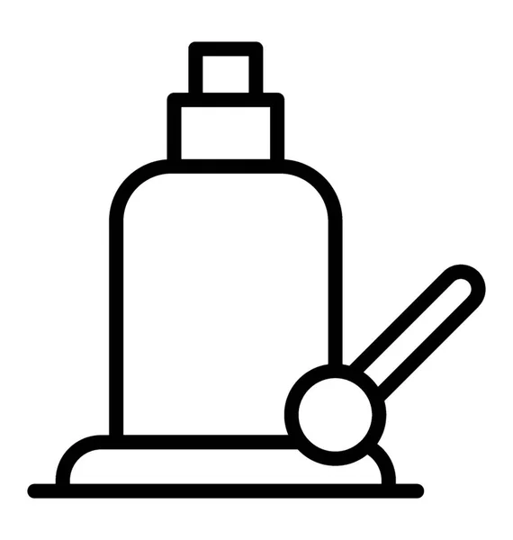 Spray Botella Línea Icono Vector Diseño — Archivo Imágenes Vectoriales