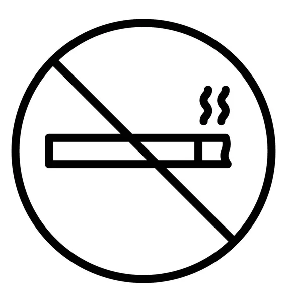 Smoking Zone Sign — Stock Vector