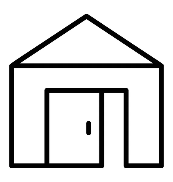 Жилой Дом Семейная Вилла — стоковый вектор