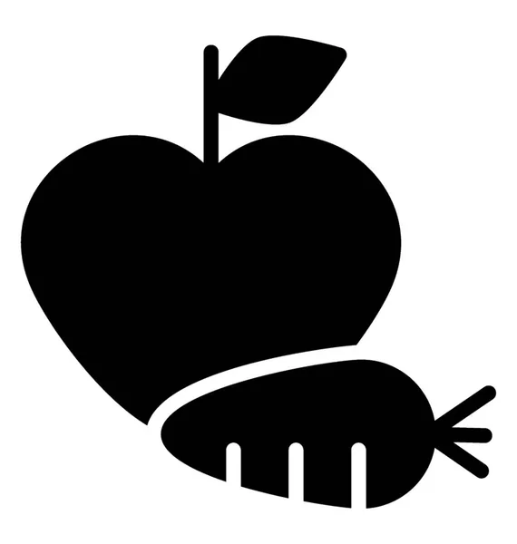 Vecteur Icône Fruits — Image vectorielle