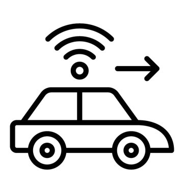 Araba, bağlı araba ile WiFi sinyal 
