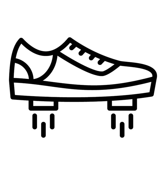 Человеческая Обувь Известна Технологическая Обувь — стоковый вектор