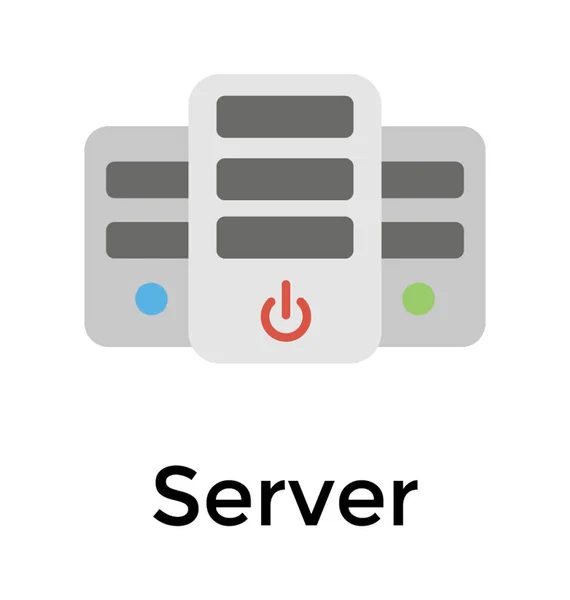 Server Komputer Untuk Pengembangan Sistem - Stok Vektor