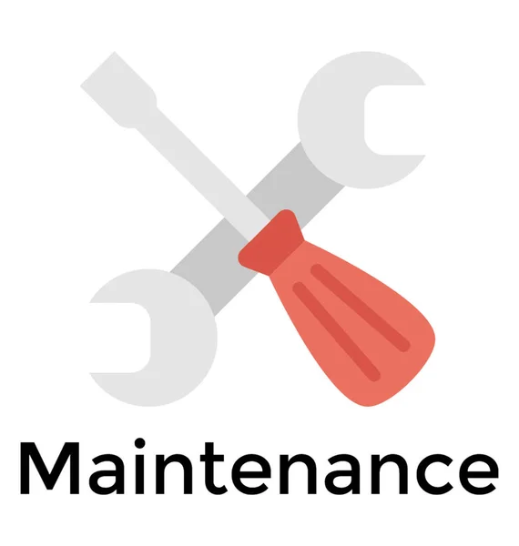 Outils Paramétrage Conceptualisant Maintenance — Image vectorielle