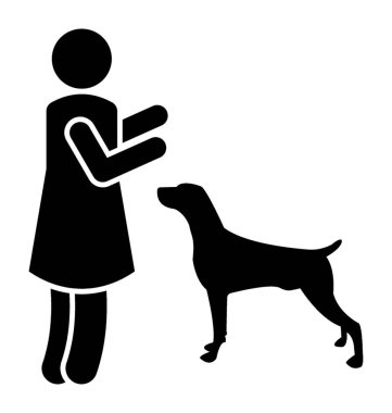 Kadın köpek tutmaya çalışırken evde beslenen hayvan kaygı sembolüdür 
