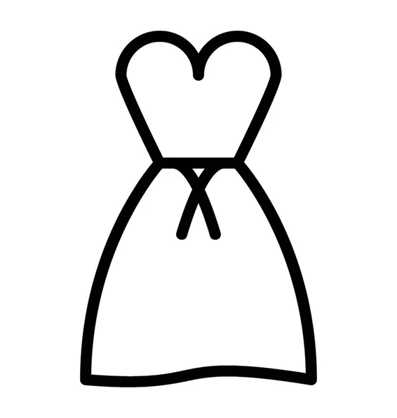 Vestido Coreano Damas Para Moda Coreana — Vector de stock